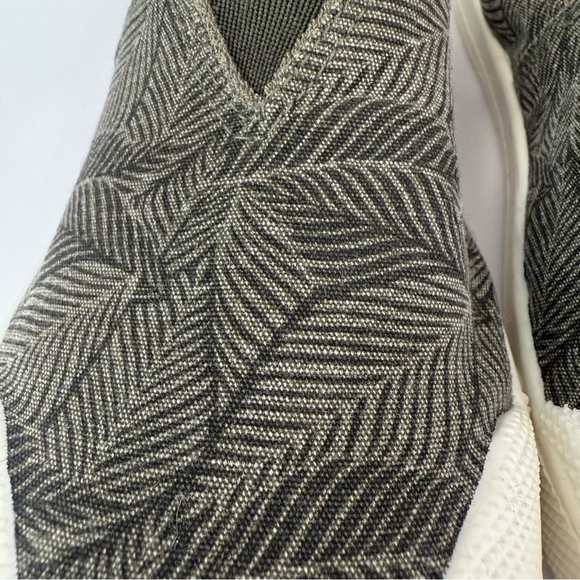 Roxy Olive Green Slip on Canvas Sneakers - Picture 3 of 9